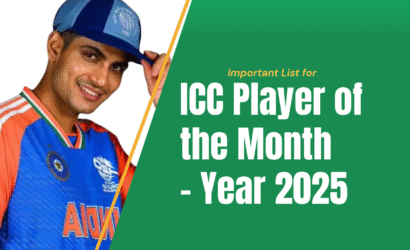 List of ICC Player of the Month