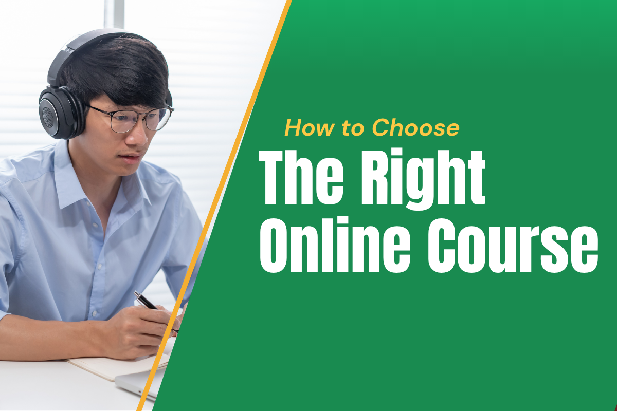 the right online course