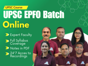 UPSC EPFO Online Batch