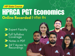 HP PGT Economics Online Recorded