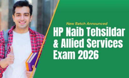 HP Naib Tehsildar & Allied Services Exam 2026