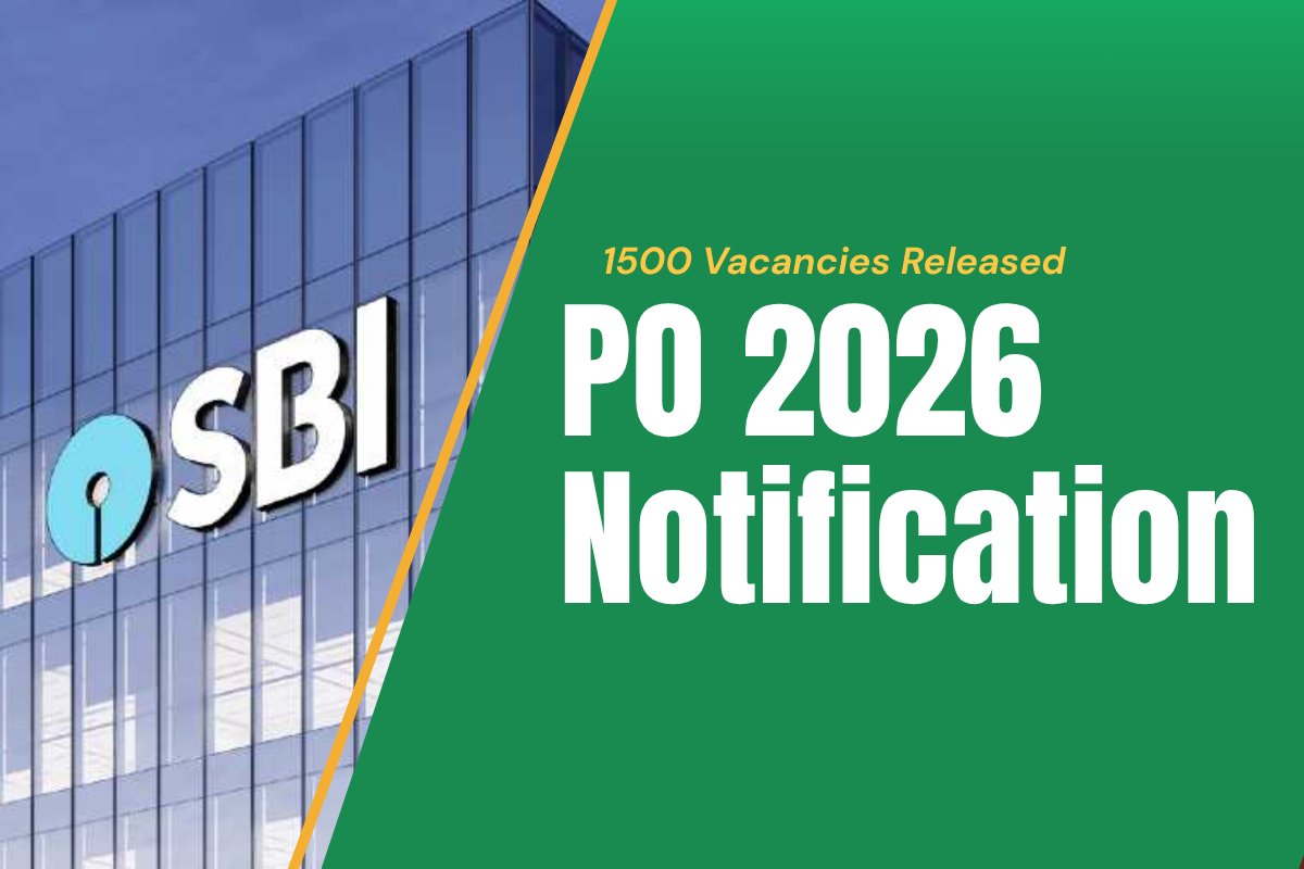 SBI PO Notification 2026