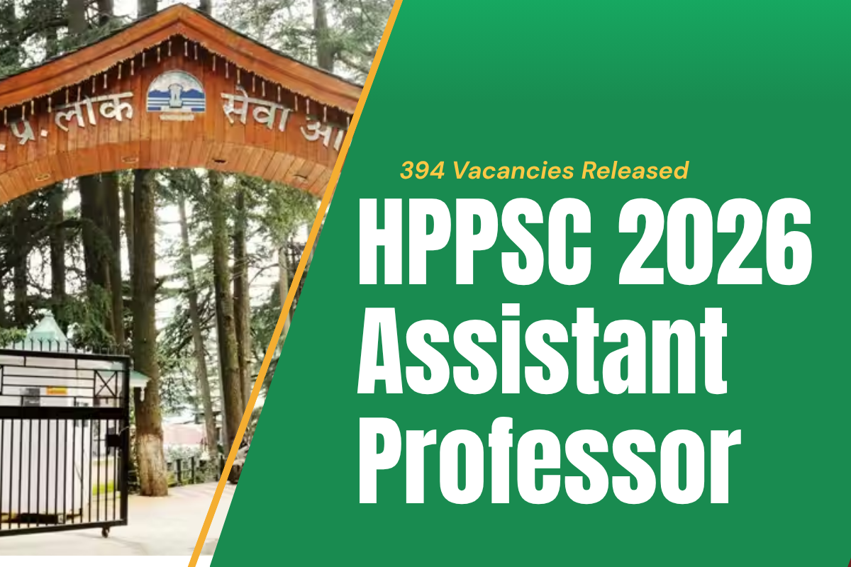 HPPSC Assistant Professor Notification 2026