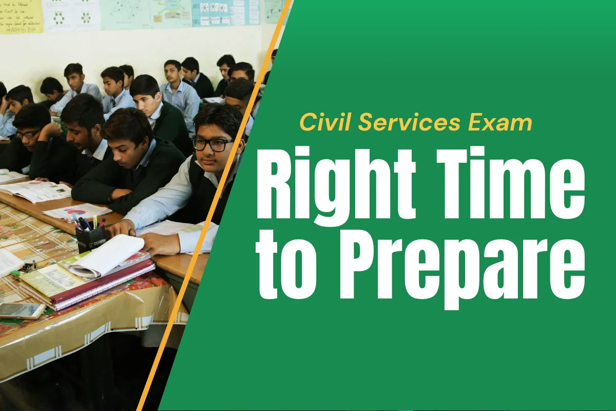 right time to prepare for civil services