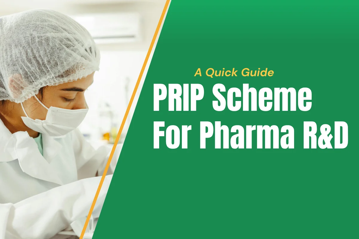 PRIP Scheme for Pharma R and D