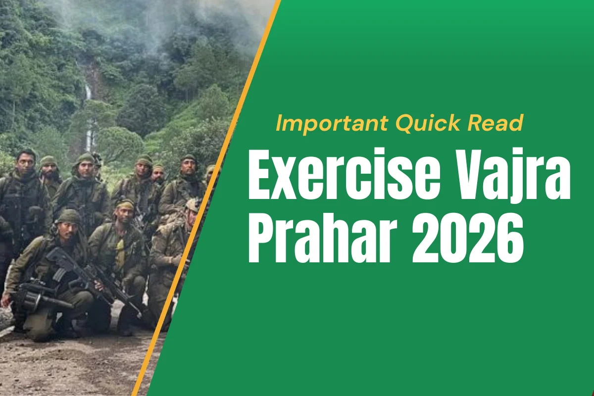 Exercise Vajra Prahar 2026 was conducted in Himachal Pradesh