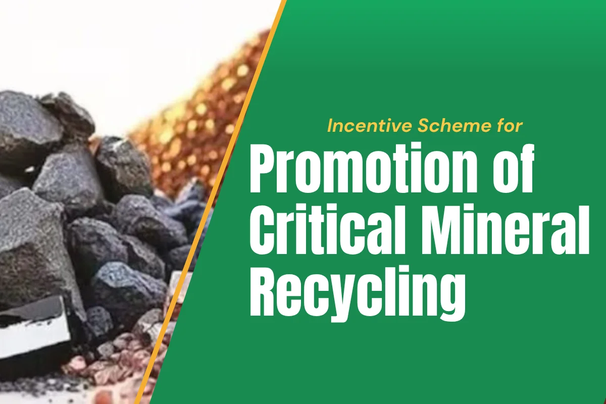 Promotion of Critical Mineral Recycling