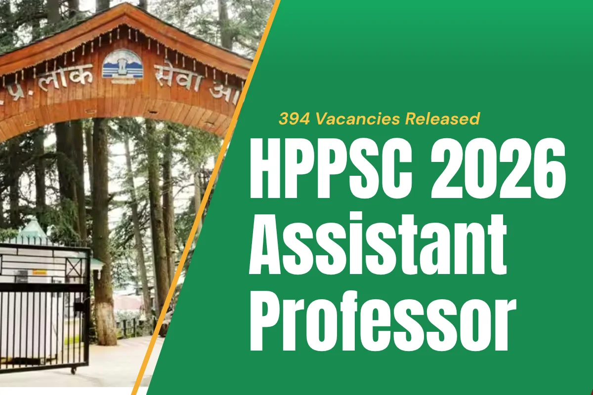 HPPSC Assistant Professor Notification 2026